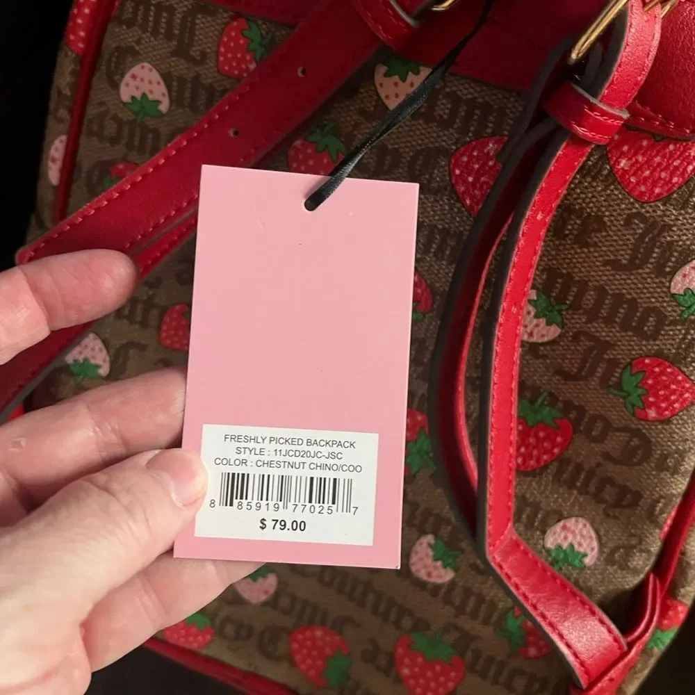 Juicy Couture Freshly Picked Strawberry Backpack